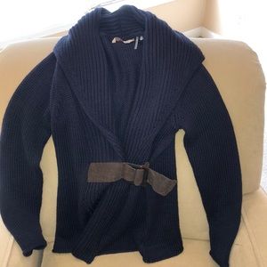 Soft Surrounding Sz S Cozy Navy Sweater